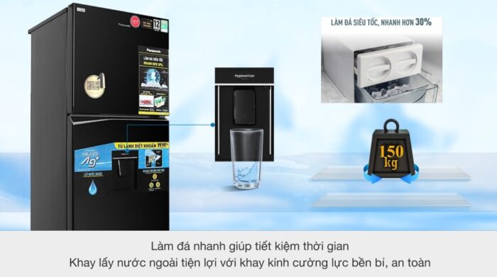 Tủ lạnh Panasonic Inverter 366 lít NR-TL381GPKV - Ảnh 2