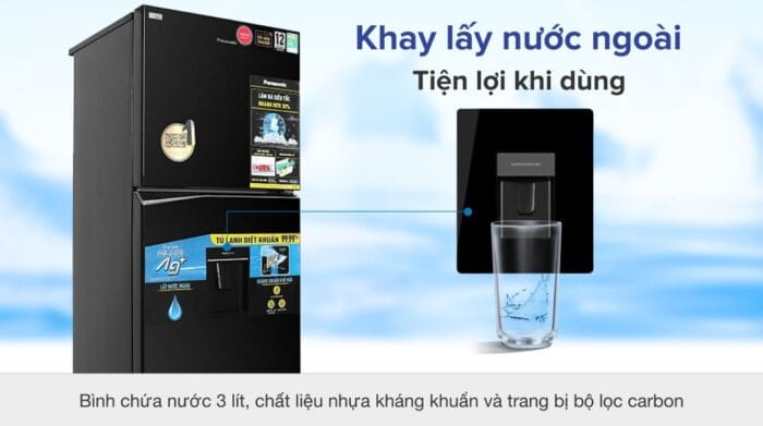 Tủ lạnh Panasonic Inverter 366 lít NR-TL381GPKV - Ảnh 3